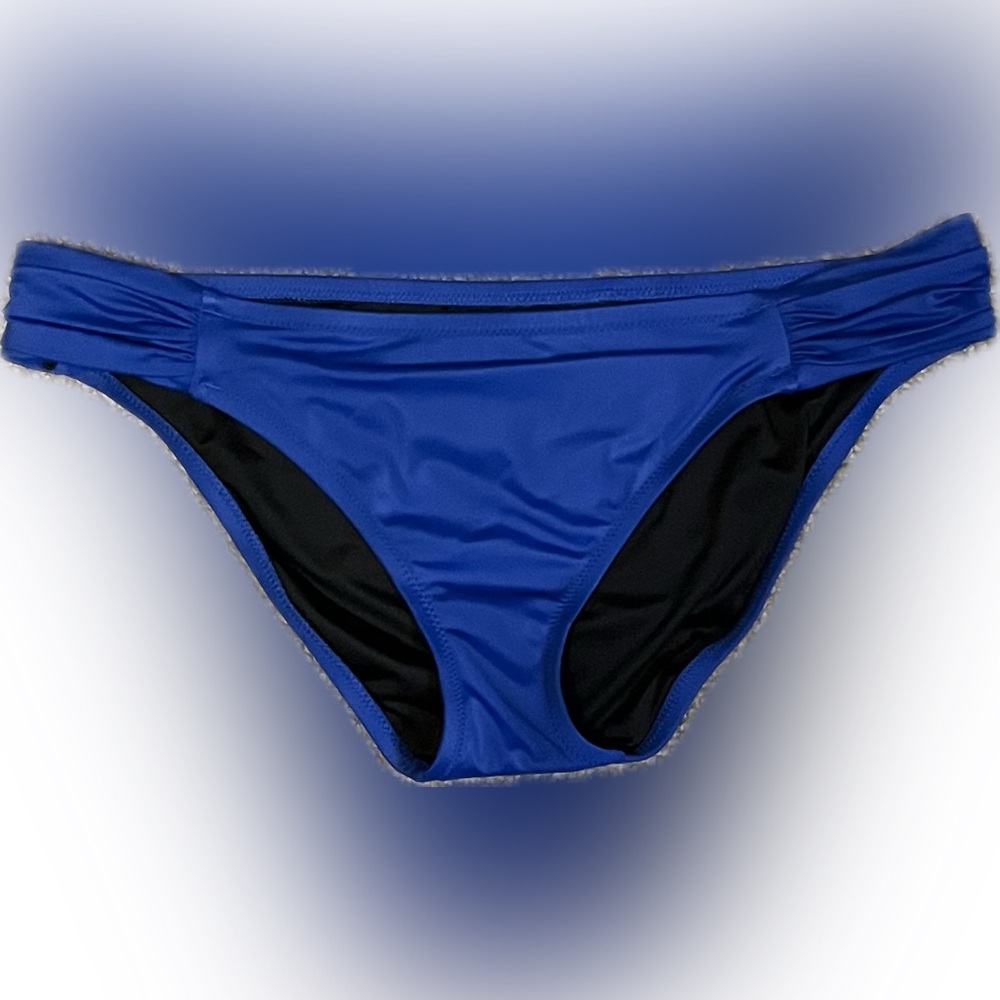 Victoria Secret The Knockout Blue Bikini Bottom size L